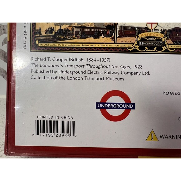 Richard T. Cooper The‎ Londoner's Transport  1000 piece Pomegranate Puzzle - Picture 5 of 7